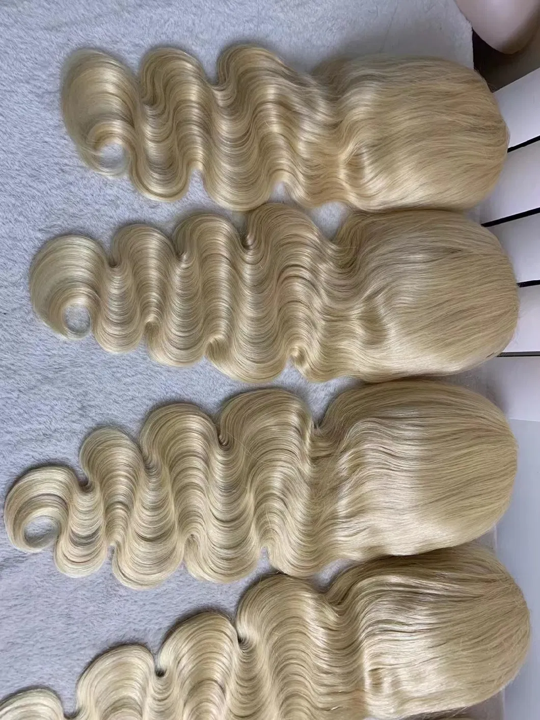 Wholesale Brazilian Blonde 613 Lace Frontal 13X4 Transparent Human Hair Lace Front Wig