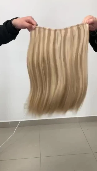 Qualità all'ingrosso Tutti i colori 100% capelli russi Remy Capelli vergini brasiliani Halo nelle estensioni dei capelli