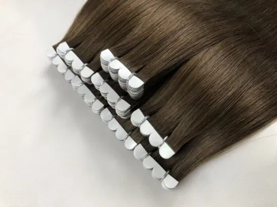 Estensioni dei capelli con nastro invisibile per iniezione invisibile Brasiliana Remy vietnamita all'ingrosso